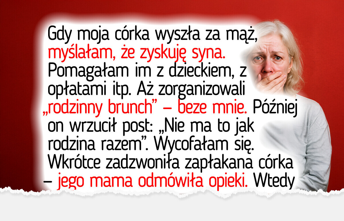Zięć próbował wykluczyć mnie z imprezy — dałam mu lekcję, której prędko nie zapomni
