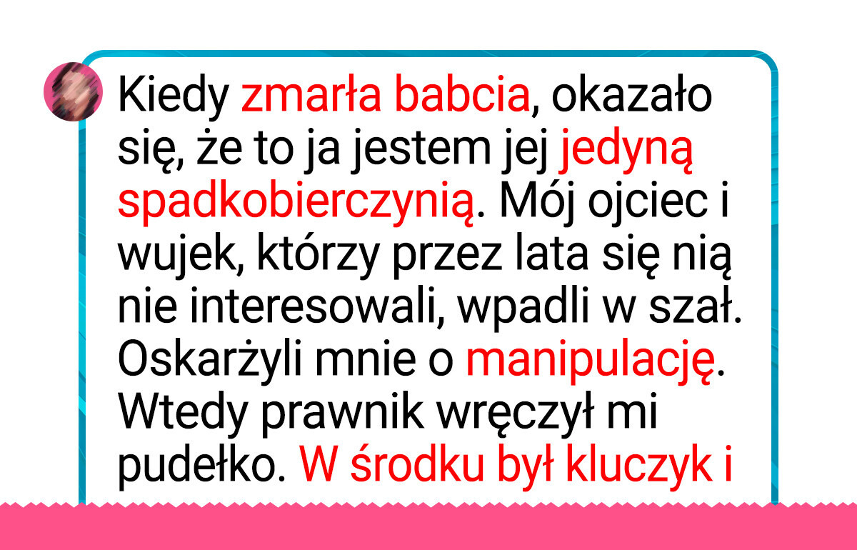 Testament babci podzielił rodzinę. Prawda wyszła na jaw dopiero po jej śmierci