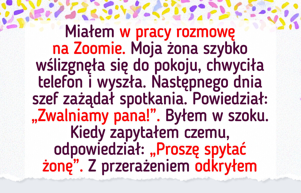 12 historii o ludziach, których wyrzucono z pracy z dziwnych powodów