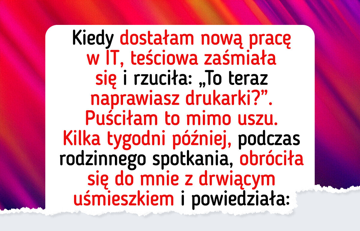 Teściowa uznała, że skoro dobrze zarabiam, to za wszystkich zapłacę