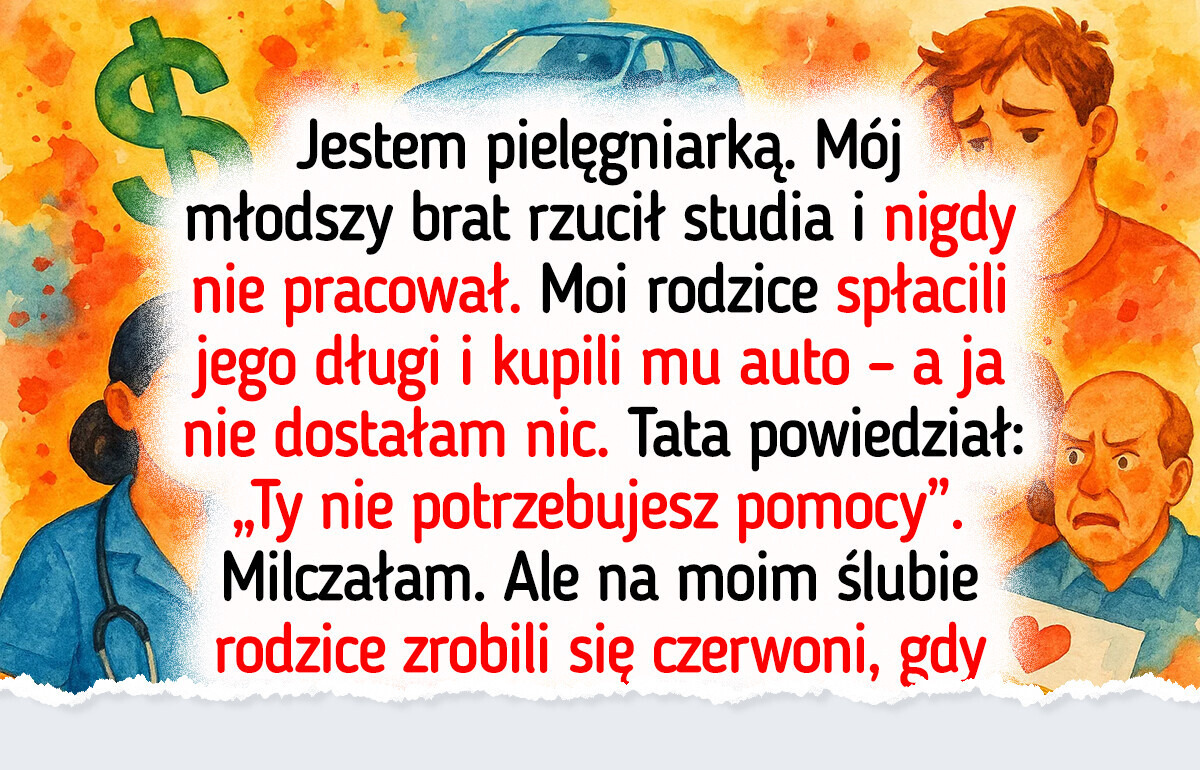 Rodzice dali wszystko mojemu bratu, a mi nic. Moje słowa otworzyły im oczy Rodzice dali wszystko mojemu bratu, a mi nic. Moje słowa otworzyły im oczy