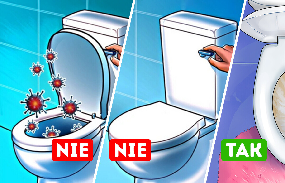 Jak uniknąć rozprzestrzeniania się zarazków po spłukaniu toalety: Wyniki nowego badania