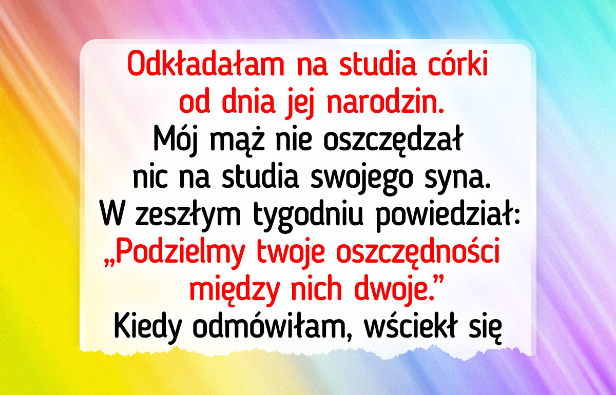 Trudny wybór między córką a pasierbem złamał mi serce