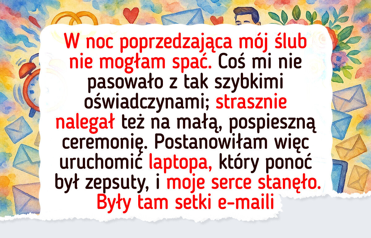 Byłam gotowa zostać jego żoną... dopóki nie zajrzałam do jego laptopa Byłam gotowa zostać jego żoną... dopóki nie zajrzałam do jego laptopa