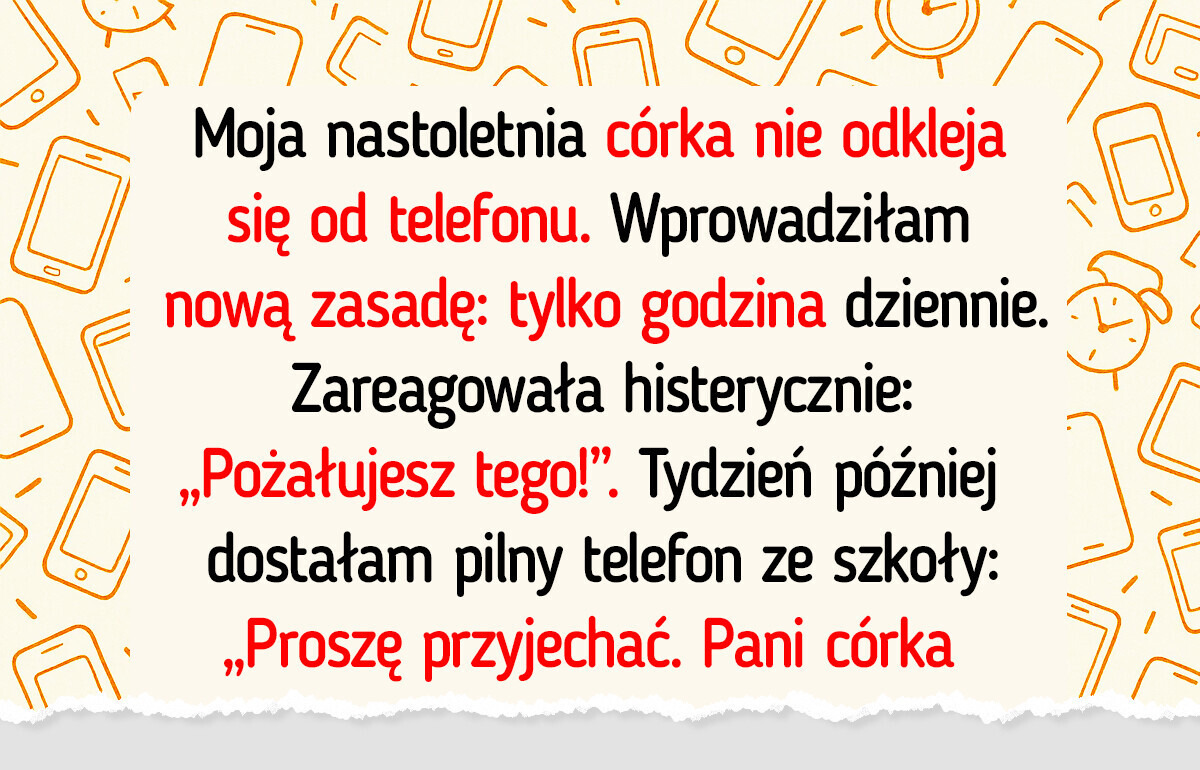 Ograniczyłam córce czas przy telefonie. Szybko tego pożałowałam