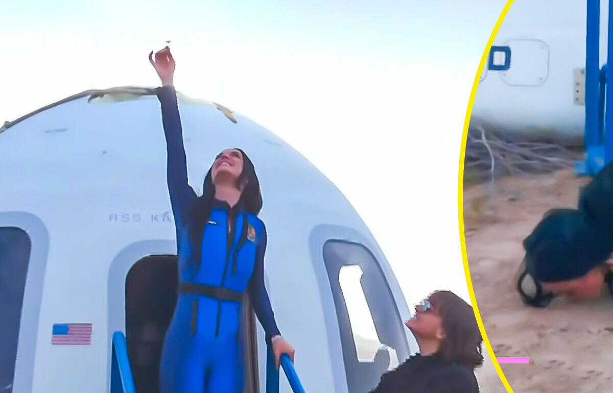 Internet reaguje na pełen emocji powrót Katy Perry z kosmosu