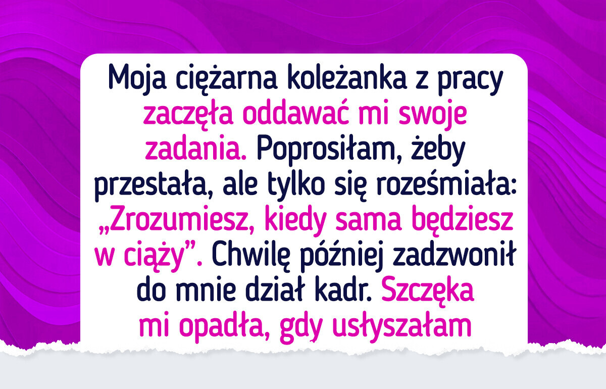 Nie będę traktować mojej koleżanki z pracy wyjątkowo tylko dlatego, że jest w ciąży Nie będę traktować mojej koleżanki z pracy wyjątkowo tylko dlatego, że jest w ciąży