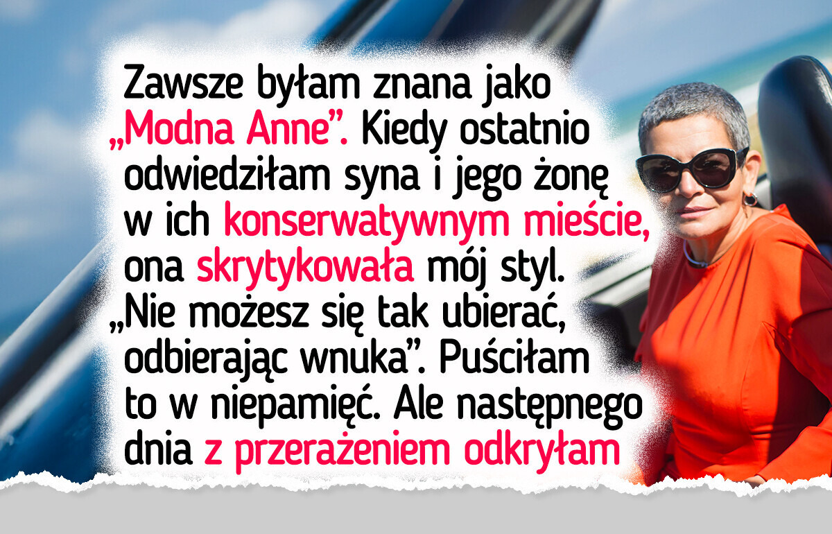 Synowa skrytykowała mój styl ubioru przy rodzinie — aż spłonęłam ze wstydu
