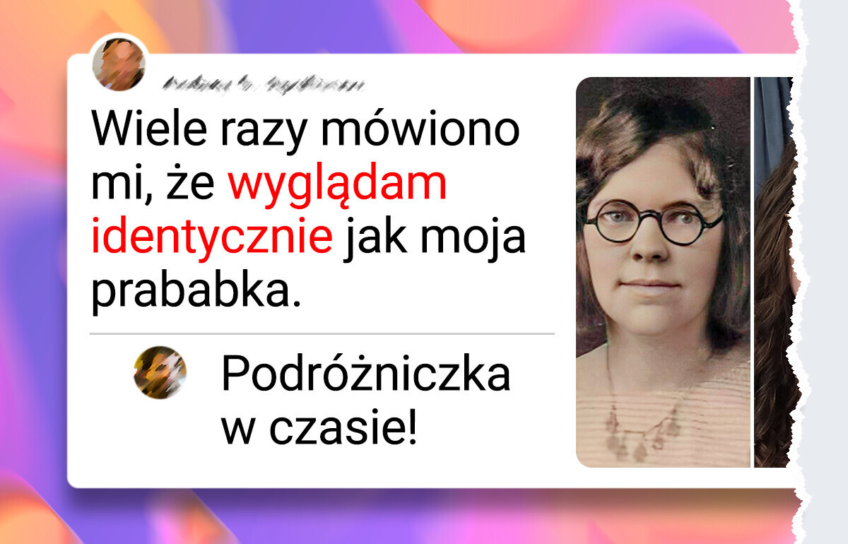 15 zdjęć rodzinnych pokazujących, że geny lubią powtarzać schemat