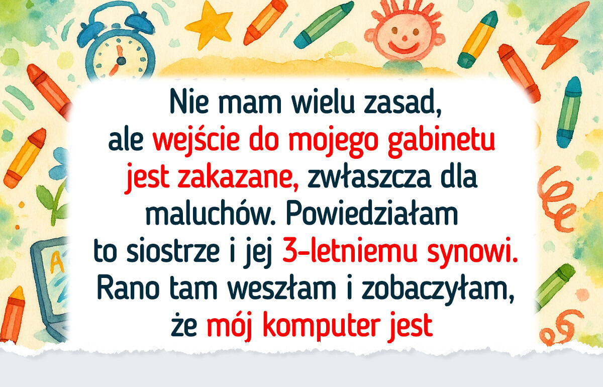 Zakaz wstępu dla siostry i jej dzieci — w moim domu rządzę ja