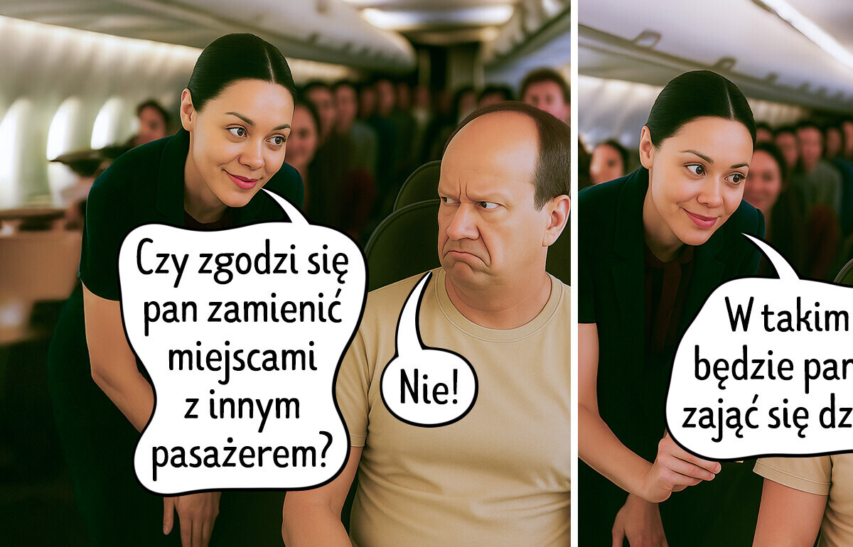 Stewardesa ujawnia nieoczekiwane konsekwencje dla pasażerów, którzy nie chcą zamienić się miejscami