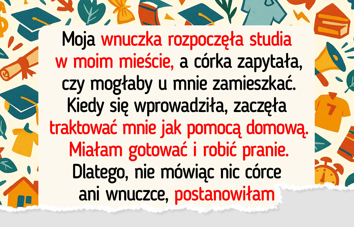 Odmówiłam wnuczce wspólnego mieszkania — wychowałam już swoje dzieci