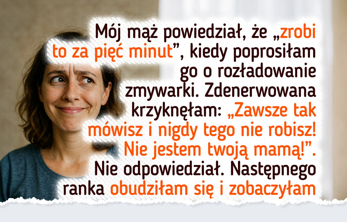 Kłótnia o zmywarkę zmieniła moje spojrzenie na nasze małżeństwo