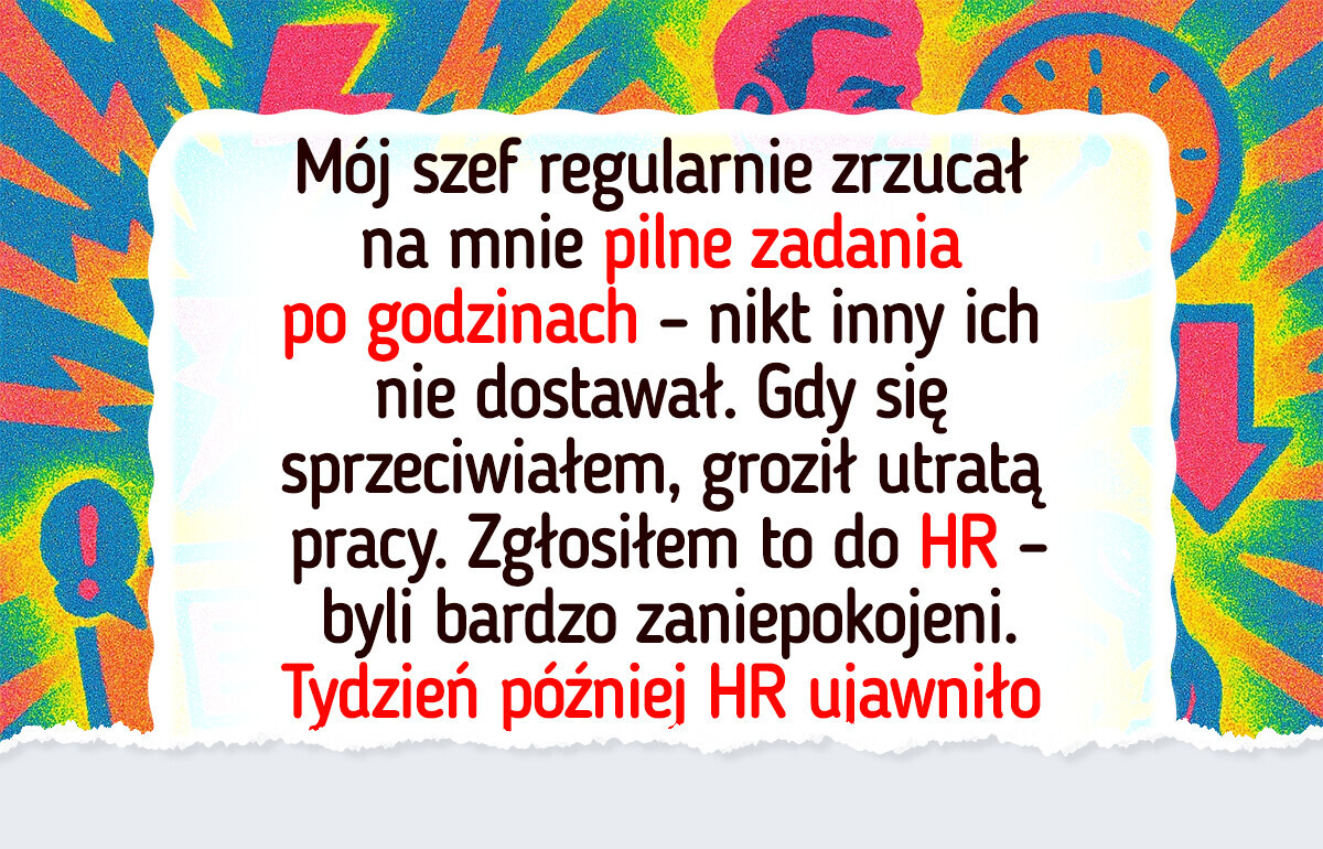 „Pilne” zadania po pracy? Tak ujawniłem manipulacje szefa