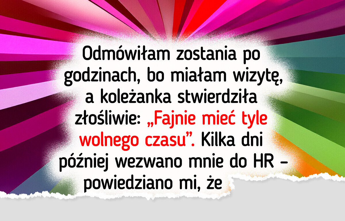 Odmówiłam pomocy koleżance z dzieckiem — teraz grozi mi nagana od HR