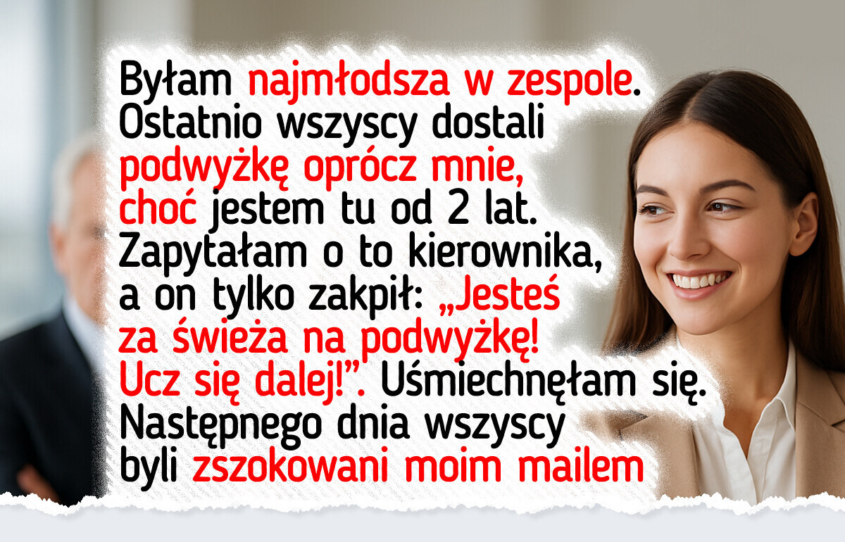 Nie zgadzam się, że jako najmłodsza w zespole nie dostanę podwyżki