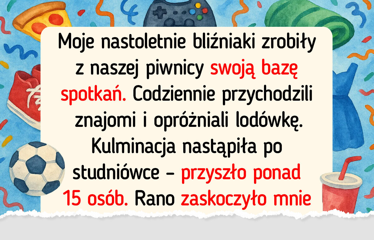 Pozwoliłam nastolatkom rządzić w naszej piwnicy — nie spodziewałam się tego, co się stało Pozwoliłam nastolatkom rządzić w naszej piwnicy — nie spodziewałam się tego, co się stało
