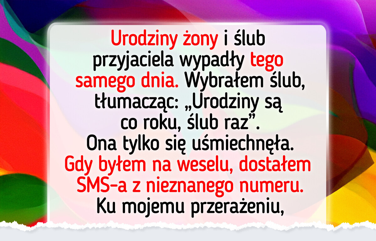Ślub przyjaciela vs urodziny żony — decyzja, która zmieniła wszystko Ślub przyjaciela vs urodziny żony — decyzja, która zmieniła wszystko