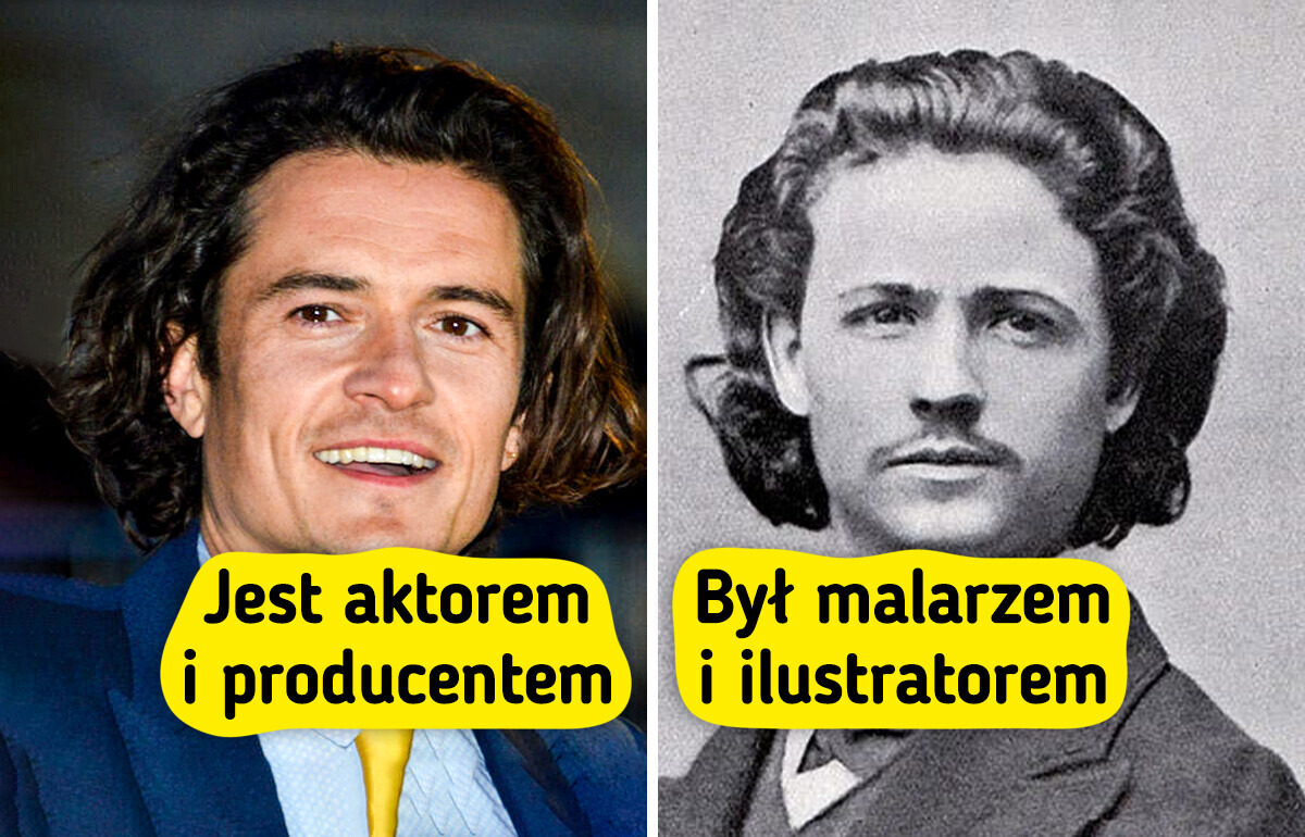 10 znanych osób, które wyglądają jak bliźniacy znanych postaci historycznych