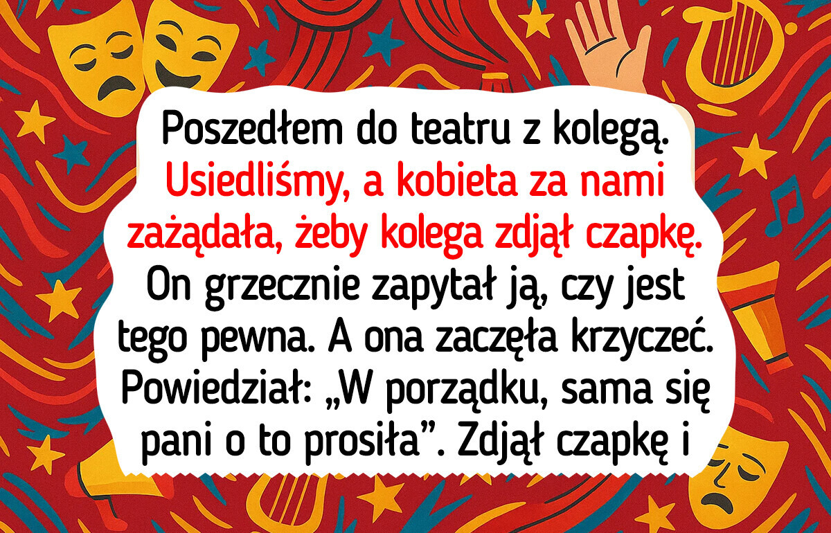 16 osób, które postanowiły wybrać się na przedstawienie, ale nie wszystko poszło zgodnie z planem