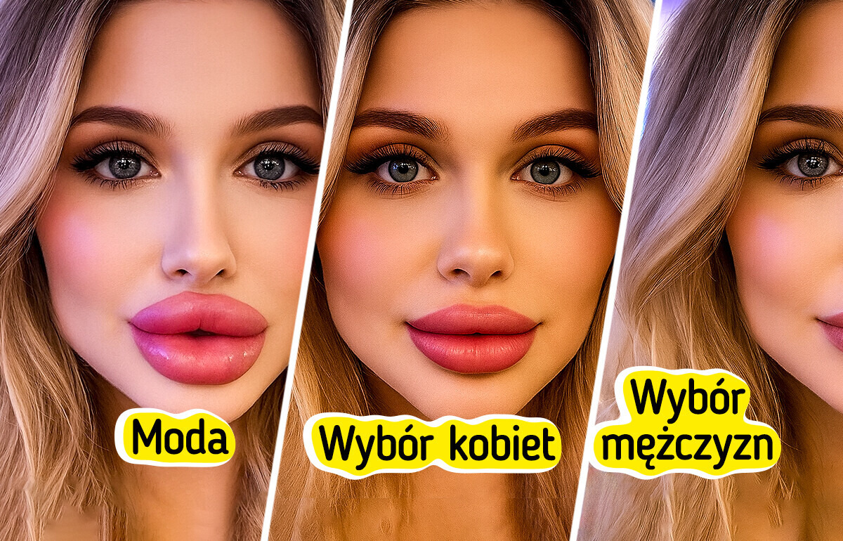 Mężczyźni i kobiety wolą różne proporcje ust — wskazują badania Mężczyźni i kobiety wolą różne proporcje ust — wskazują badania