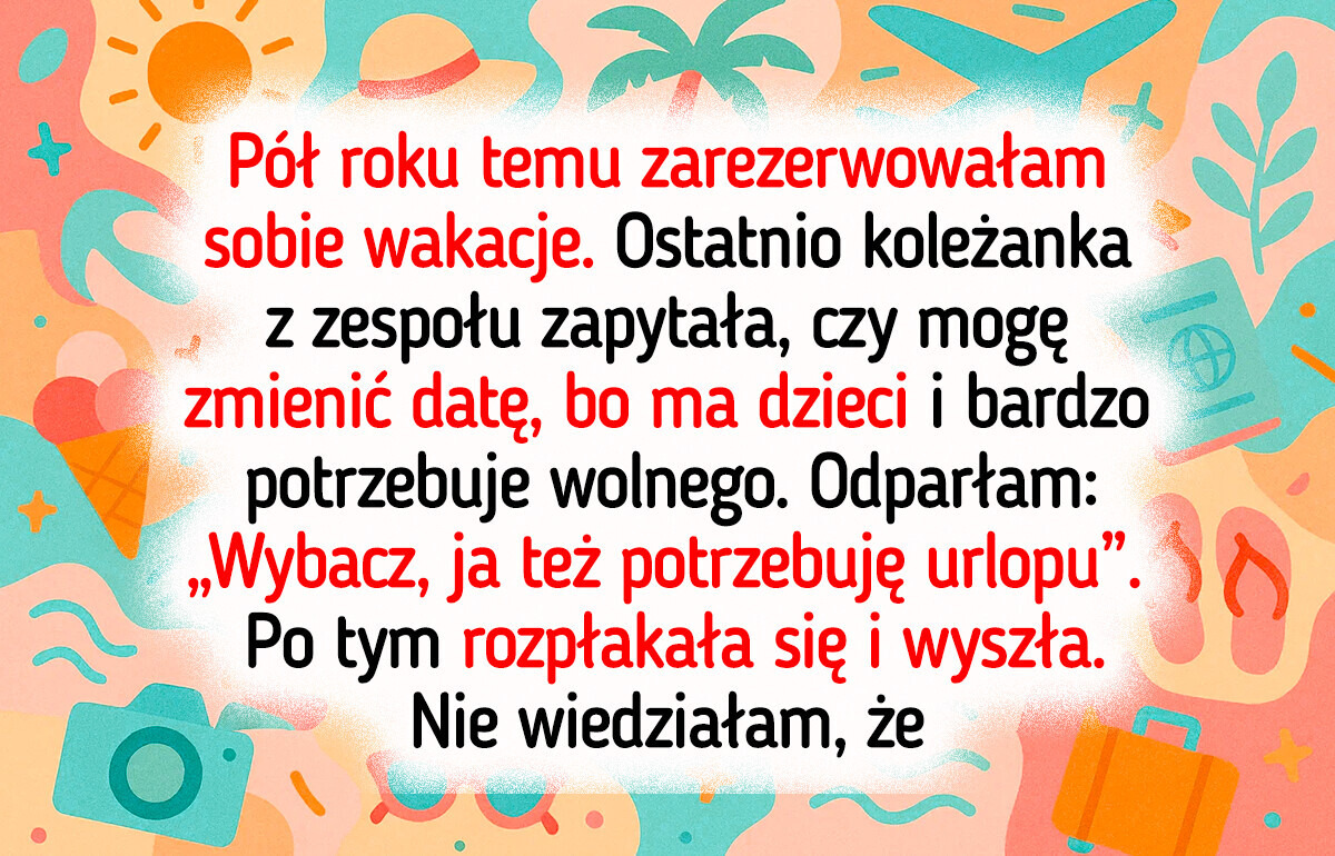 Nie oddam urlopu — to, że ktoś jest mamą, to nie mój problem