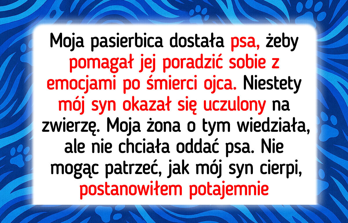 Nie mogłem pozwolić, by alergia mojego syna zrujnowała jego życie