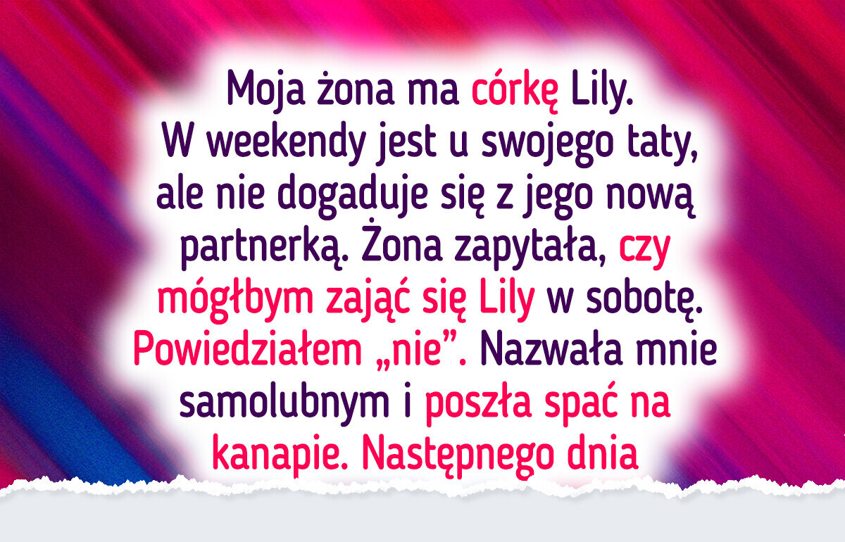 Nie zrezygnuję ze swoich pasji, by za darmo opiekować się cudzymi dziećmi