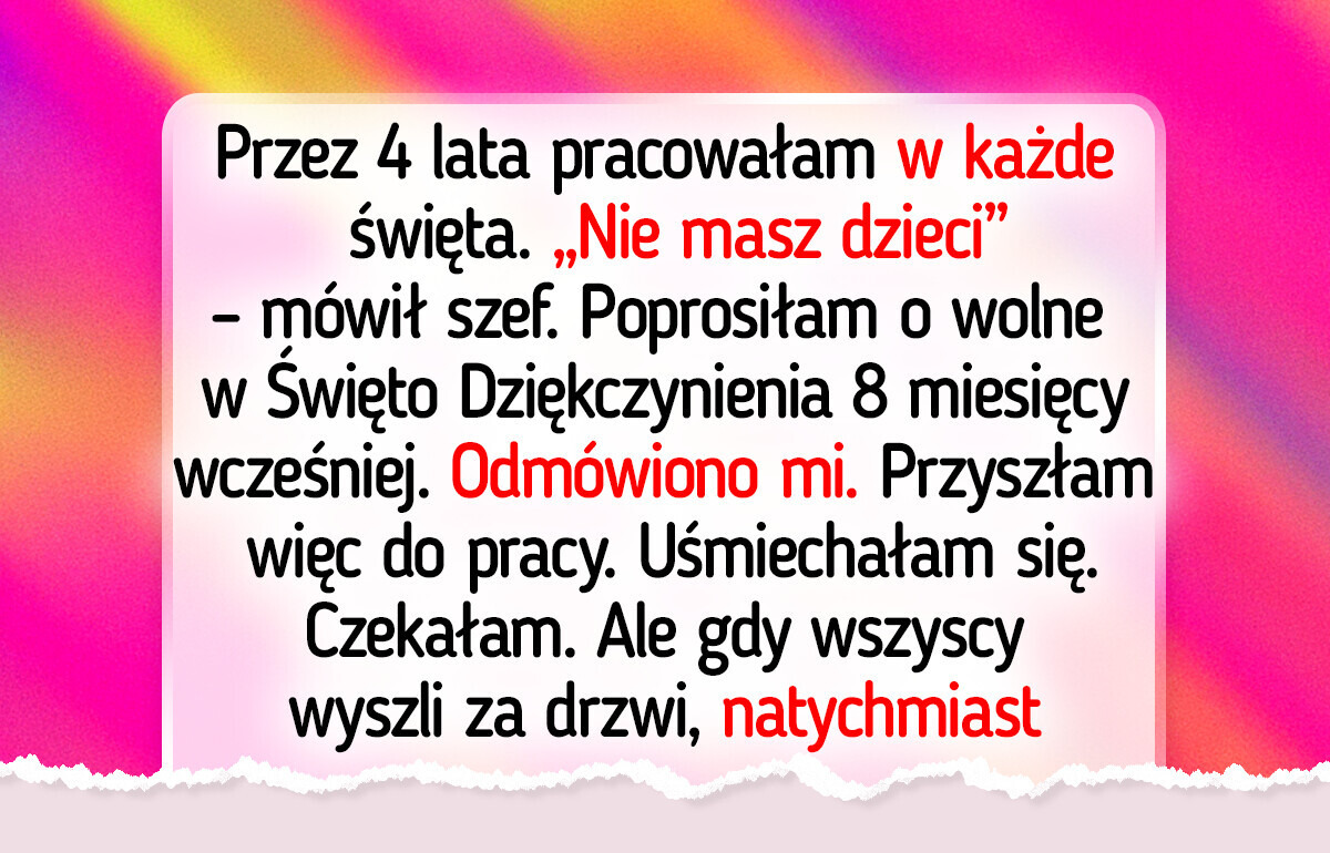 Nie zgodziłam się pracować w święta — bezdzietność to nie powód do wykorzystywania Nie zgodziłam się pracować w święta — bezdzietność to nie powód do wykorzystywania