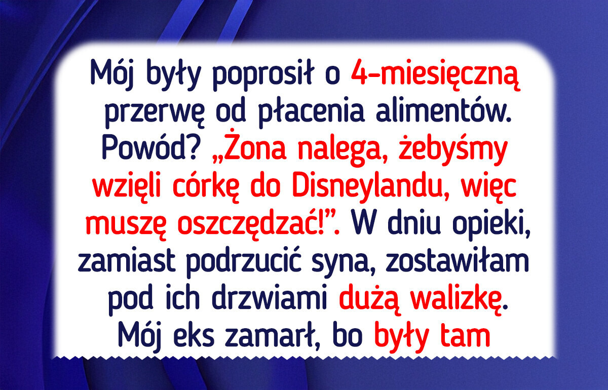 Były mąż porzucił nasze dziecko — pokazałam mu, że takich rzeczy się nie robi