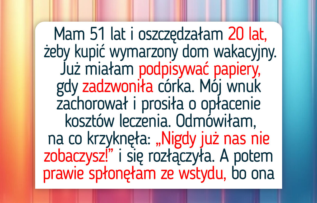 Mój wnuk jest chory, ale nie zamierzam z tego powodu rezygnować z domu moich marzeń Mój wnuk jest chory, ale nie zamierzam z tego powodu rezygnować z domu moich marzeń