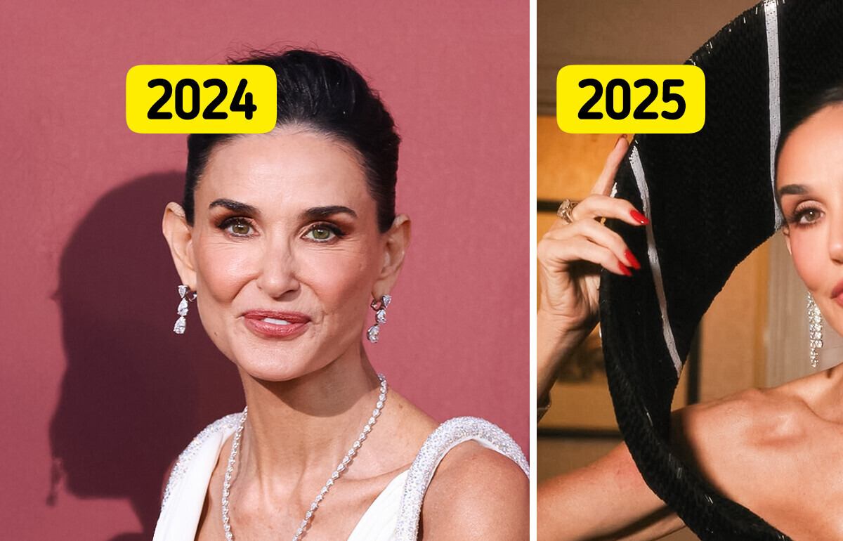 Demi Moore ubrała się w sam „krawat” na Met Galę 2025 — jedna rzecz przykuwa uwagę wszystkich