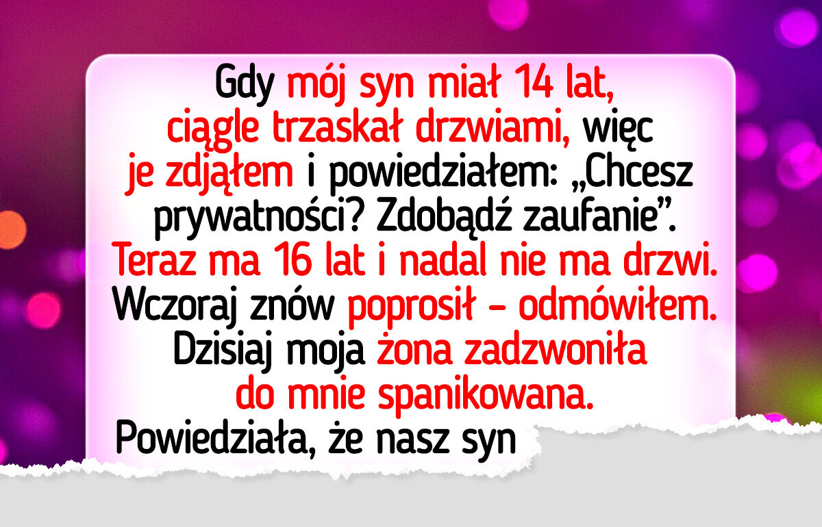Mój 16-letni syn nie ma drzwi do pokoju — i nie zamierzam tego zmieniać Mój 16-letni syn nie ma drzwi do pokoju — i nie zamierzam tego zmieniać