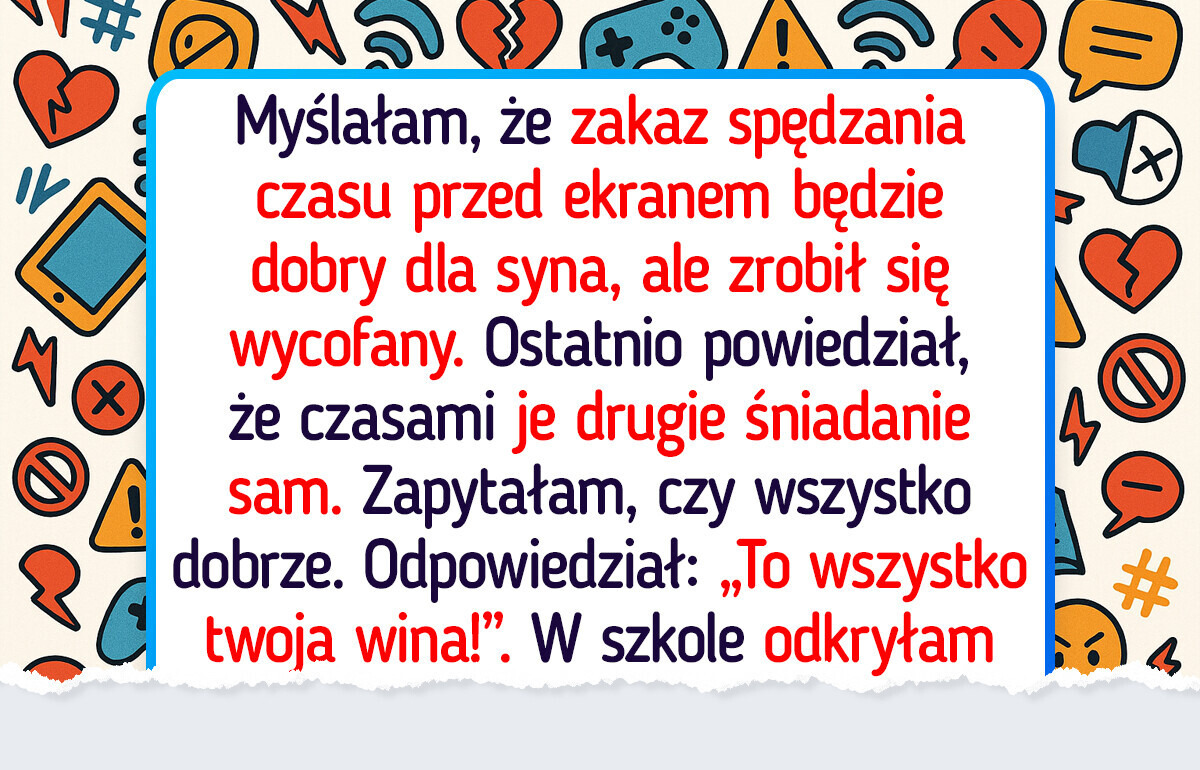 Nie pozwalam synowi spędzać czasu przed ekranem i został samotnikiem Nie pozwalam synowi spędzać czasu przed ekranem i został samotnikiem