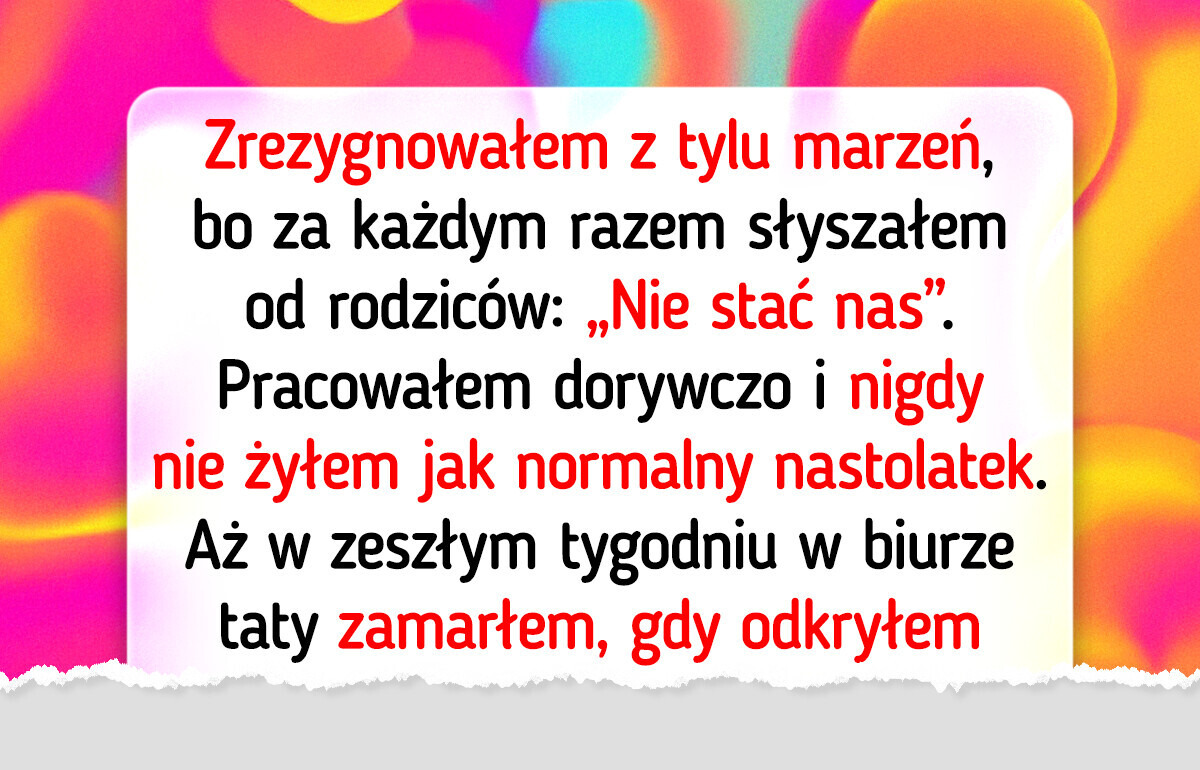 Moje dzieciństwo było kłamstwem. Nie przebaczę swoim rodzicom