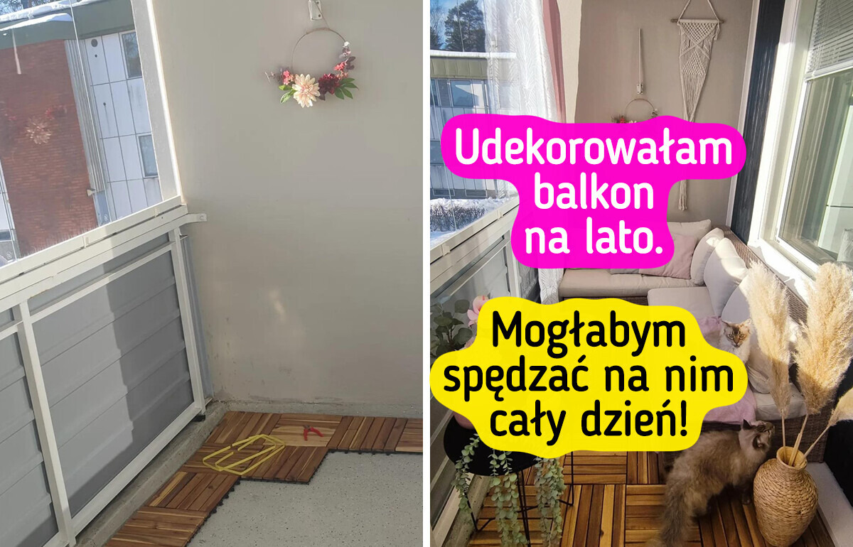 15 osób, które zamieniły balkon w letni raj