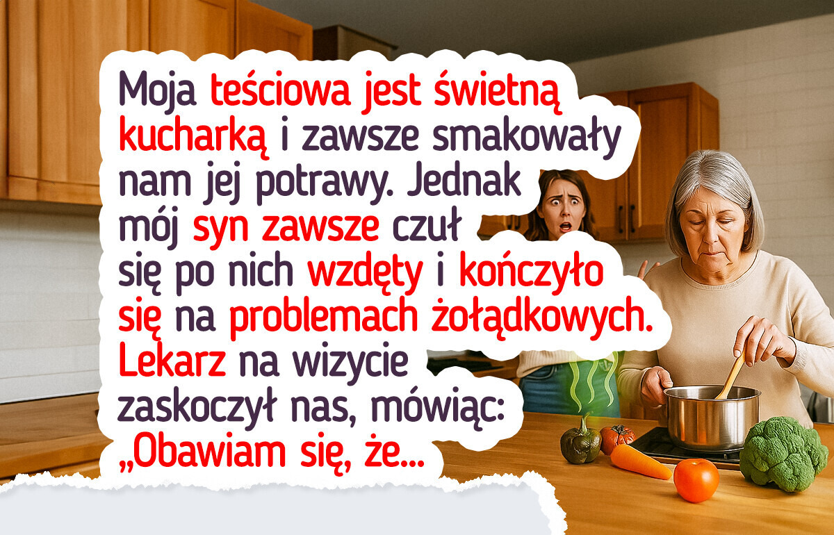 Syn skarżył się na bóle brzucha po każdym obiedzie u babci — a to była jej wina Syn skarżył się na bóle brzucha po każdym obiedzie u babci — a to była jej wina