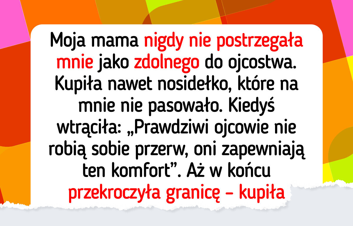 Mama totalnie przegięła z prezentem dla mojej żony — skompromitowała mnie
