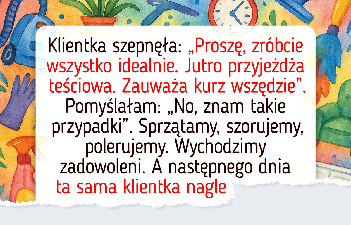 15 osób sprzątających, dla których każdy dzień pracy to gotowy scenariusz komedii