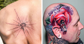 15 efektownych tatuaży 3D, które zachwycają detalami