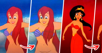 Ilustratorka na nowo kreuje postacie Disneya z realistycznymi ciałami