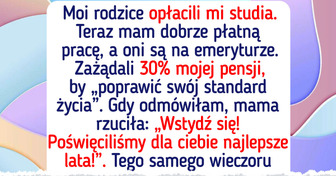 Nie zamierzam oddawać rodzicom części pensji tylko dlatego, że opłacili mi studia
