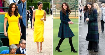16 podobnych kreacji Kate Middleton i Meghan Markle, w których obie wyglądały tak samo dobrze