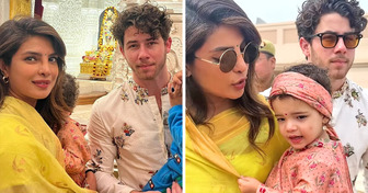 Priyanka Chopra odwiedziła Indie z mężem Nickiem Jonasem i córką, ale ich zdjęcia są zastanawiające