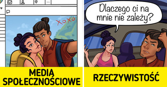 11 ilustracji pokazujących, że to, co widzimy w mediach społecznościowych, to tylko iluzja