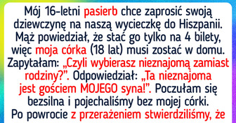 Mój mąż opłacił wycieczkę dziewczyny swojego syna, a moją córkę miał w nosie