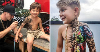 Artysta zaczął tatuować dzieci i wyjaśnił, dlaczego jest to dla nich ważne