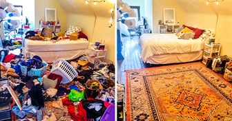 17 zdjęć „przed i po” pokazujących magiczną moc sprzątania