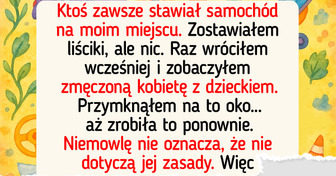Matka z dzieckiem zajmowała mój parking, więc pokazałem jej, że na to nie pozwolę