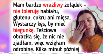 Teściowie zmusili mnie do jedzenia, którego nie trawię — skończyłam w tarapatach